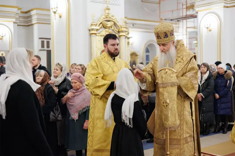 Всенощное бдение в Спасо-Вознесенском кафедральном соборе г. Ульяновска