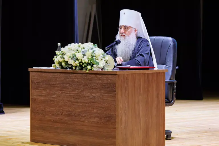 Доклад Митрополита Симбирского и Новоспасского Лонгина на собрании духовенства Симбирской епархии. 2023