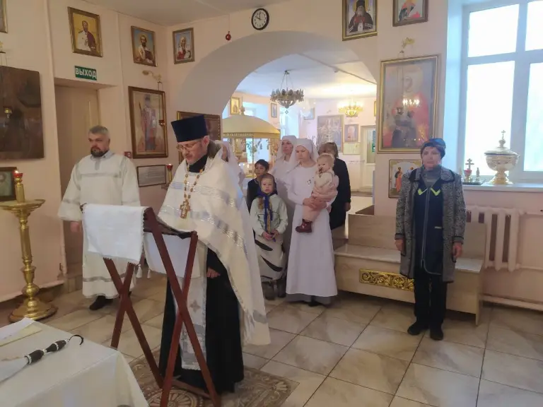 Совершен молебен Вифлеемским мученикам