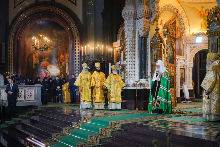 Патриаршее слово после великой вечерни в праздник Рождества Христова