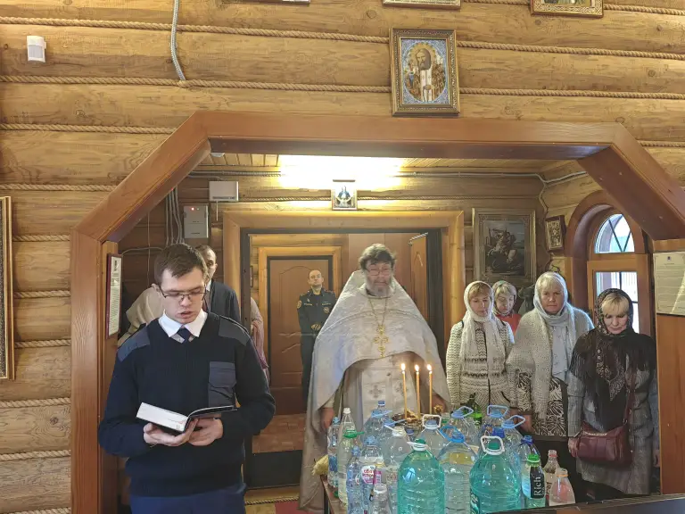 Чин Великого освящения воды в Сергиевском храме при УИ ГА