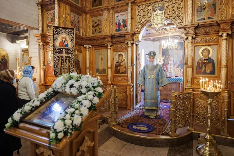 Божественная литургия в храме Благовещения Пресвятой Богородицы г. Ульяновска