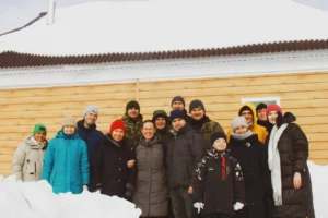 Православная молодежь организовала трудовую поездку в с. Березовка