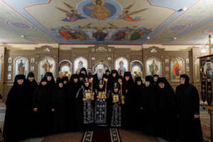 Схимнический постриг насельниц Спасского женского монастыря г. Симбирска