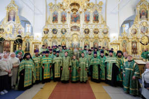 Молебен в Спасо-Вознесенском кафедральном соборе г. Ульяновска