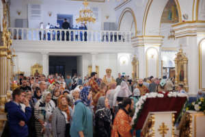 Всенощное бдение в Спасо-Вознесенском кафедральном соборе г. Ульяновска