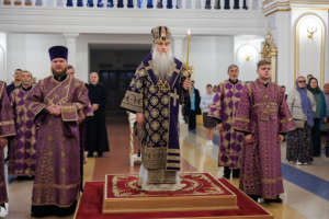 Всенощное бдение в Спасо-Вознесенском кафедральном соборе г. Ульяновска