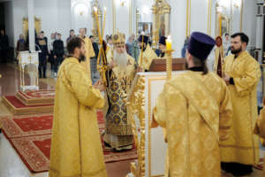 Всенощное бдение в Спасо-Вознесенском кафедральном соборе г. Ульяновска