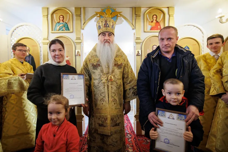 В селе Березовка освящен храм во имя святого Александра Свирского