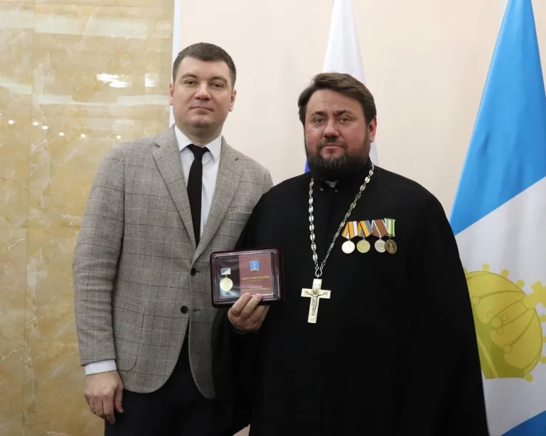 Руководитель епархиального отдела отмечен наградой «За содействие СВО»