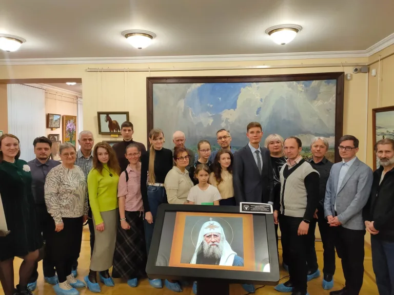 В музее А.А. Пластова прошла лекция, посвященная Святейшему Патриарху Тихону