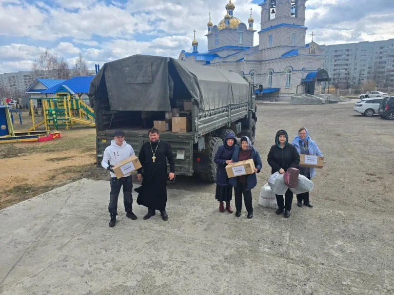 Симбирская епархия отправила 1,5 тонны гуманитарного груза в зону проведения СВО