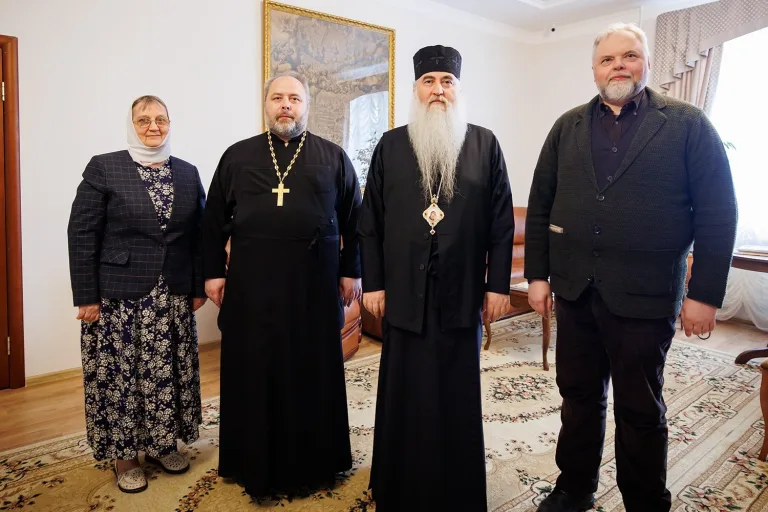 Состоялась встреча Митрополита Лонгина с директором мемориального центра «Бутово» Игорем Гарькавым