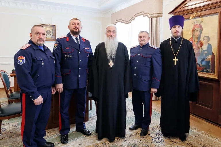 Митрополит Лонгин встретился с атаманами казачьих обществ