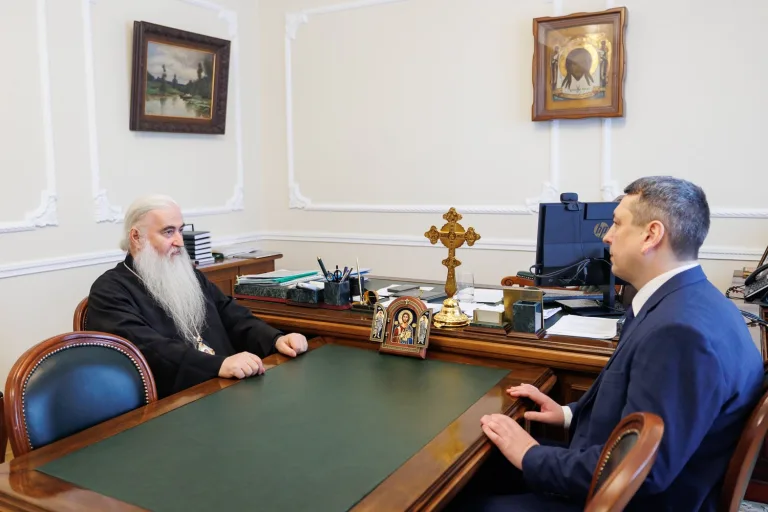 Митрополит Лонгин встретился с начальником управления министерства юстиции по Ульяновской области