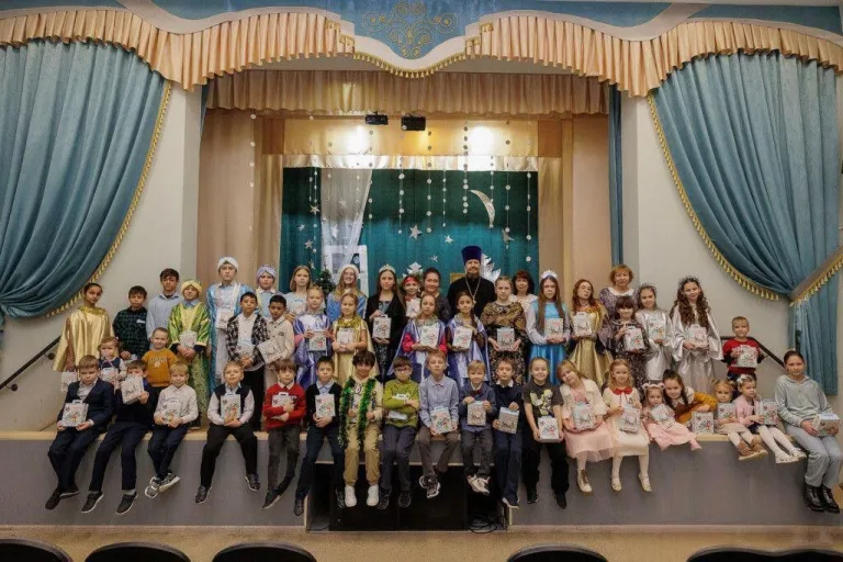 На приходах Симбирской епархии прошли рождественские утренники