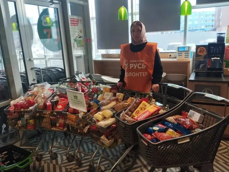 524 кг продуктов для нуждающихся собрано в ходе акции «Корзина доброты» в марте