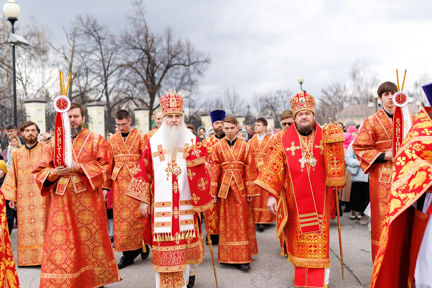 Божественная литургия в Спасо-Вознесенском кафедральном соборе г. Ульяновска