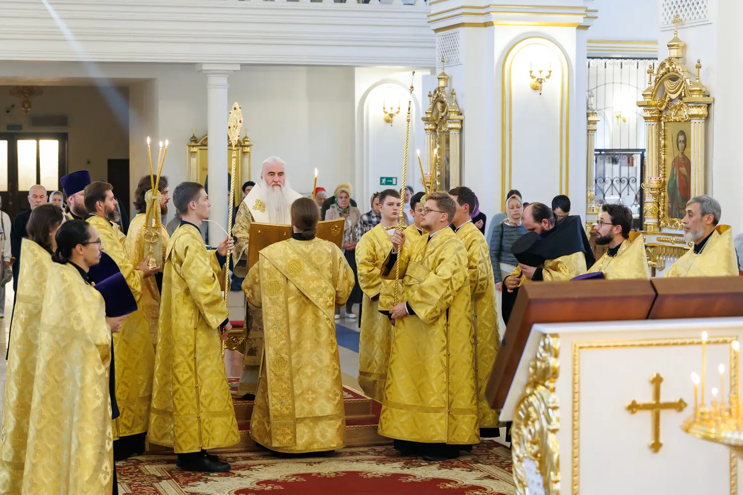 Всенощное бдение в Спасо-Вознесенском кафедральном соборе г. Ульяновска