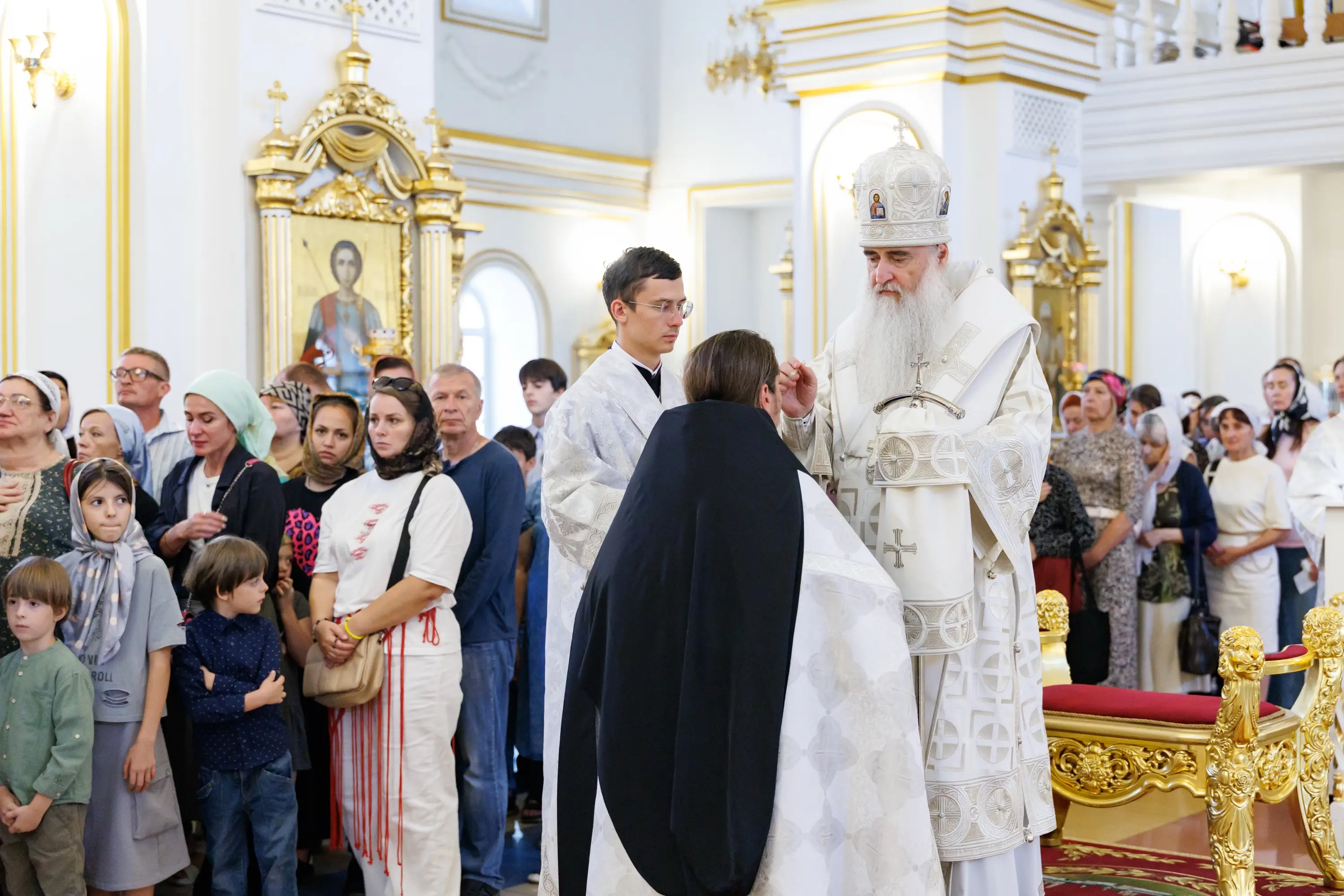 Всенощное бдение в Спасо-Вознесенском кафедральном соборе г. Ульяновска