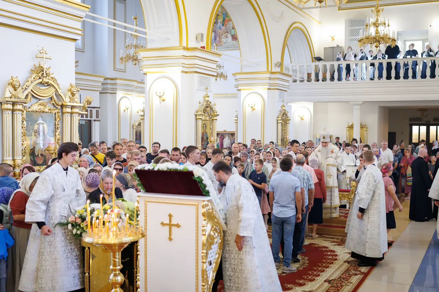 Всенощное бдение в Спасо-Вознесенском кафедральном соборе г. Ульяновска