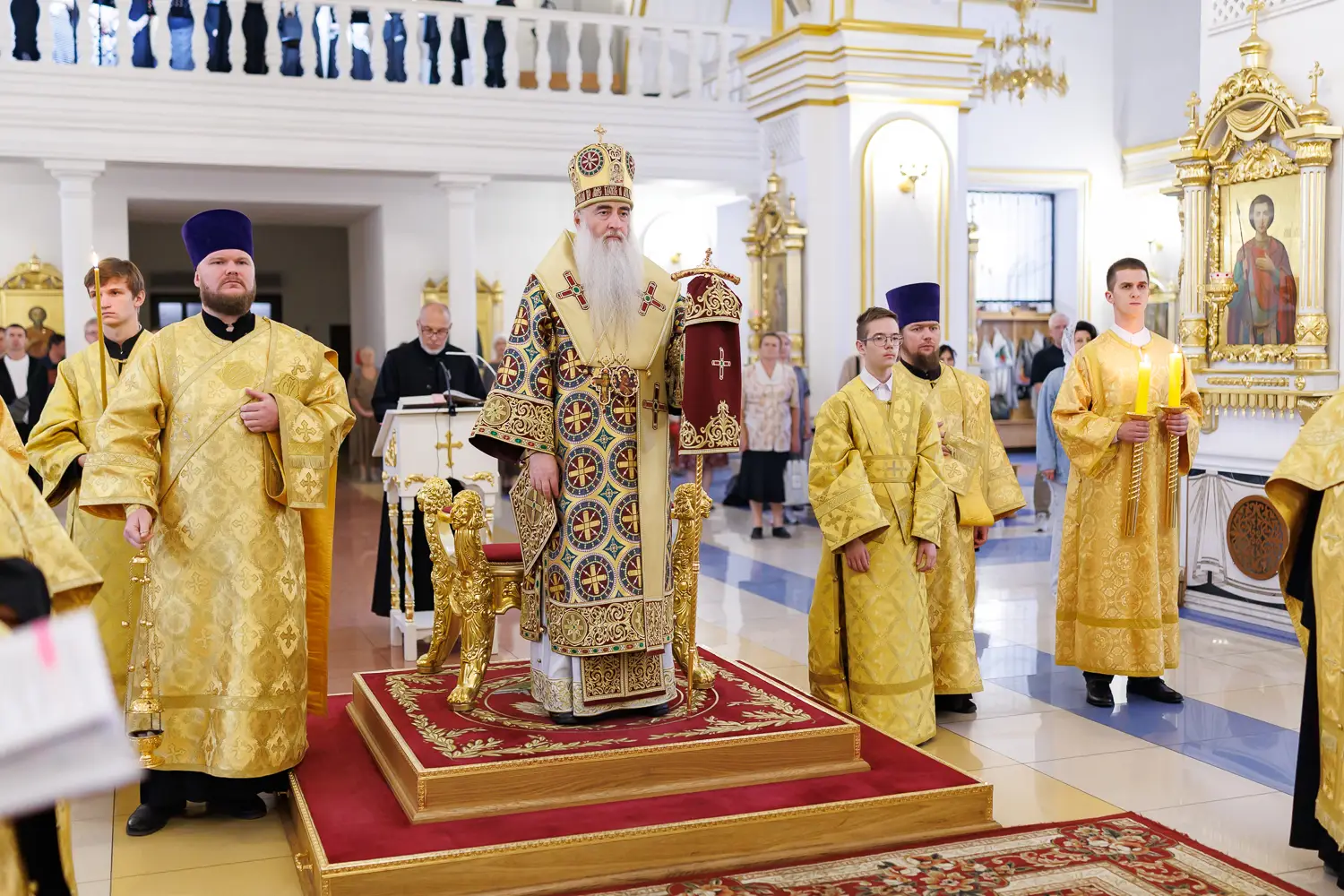 Всенощное бдение в Спасо-Вознесенском кафедральном соборе г. Ульяновска