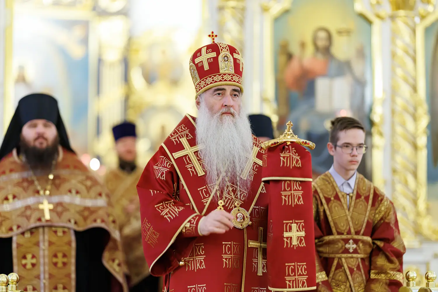 Всенощное бдение в Спасо-Вознесенском кафедральном соборе г. Ульяновска