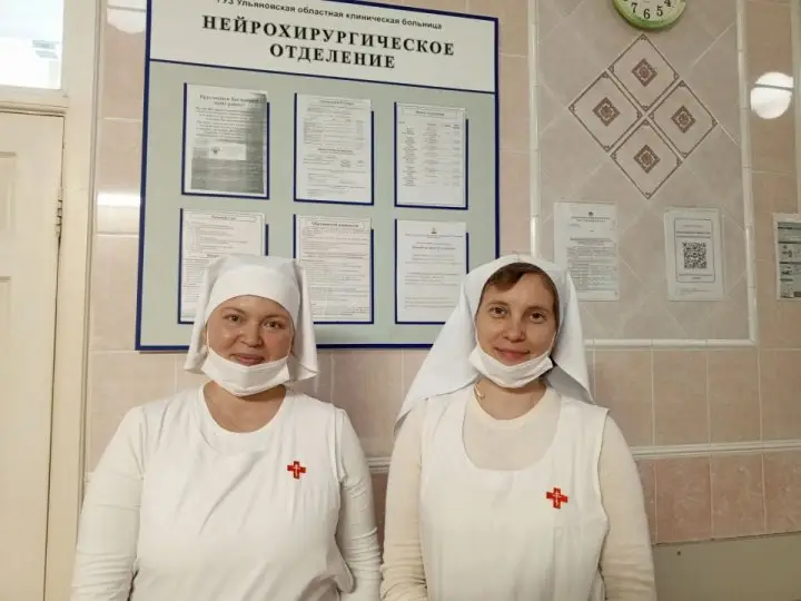 Сестры милосердия несут служение в областной клинической больнице