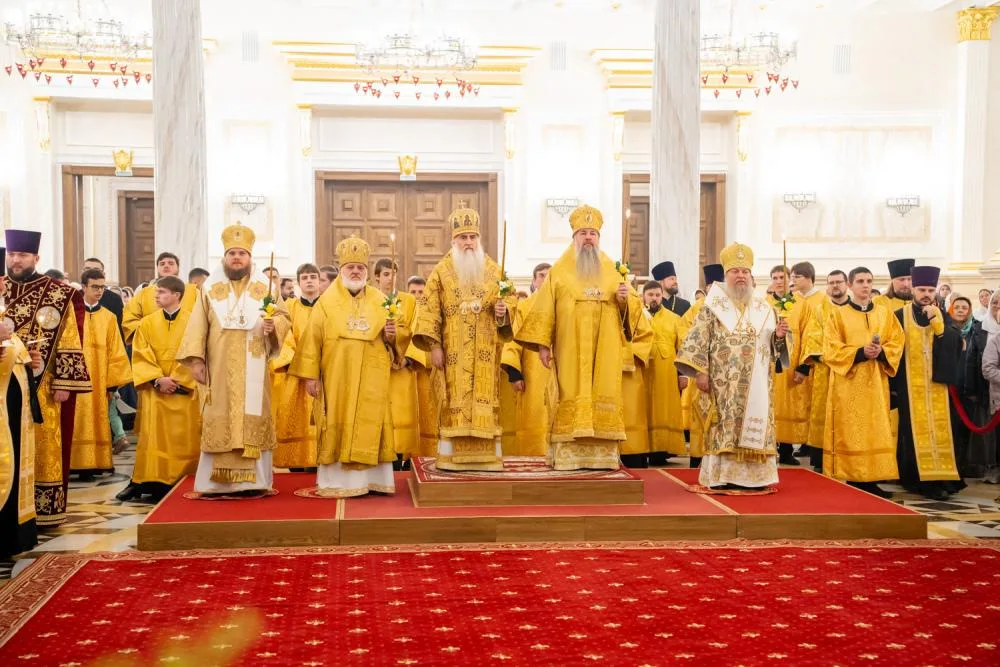 Всенощное бдение в Спасском кафедральном соборе г. Пензы