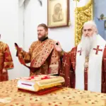 Божественная литургия в Спасо-Вознесенском кафедральном соборе г. Ульяновска