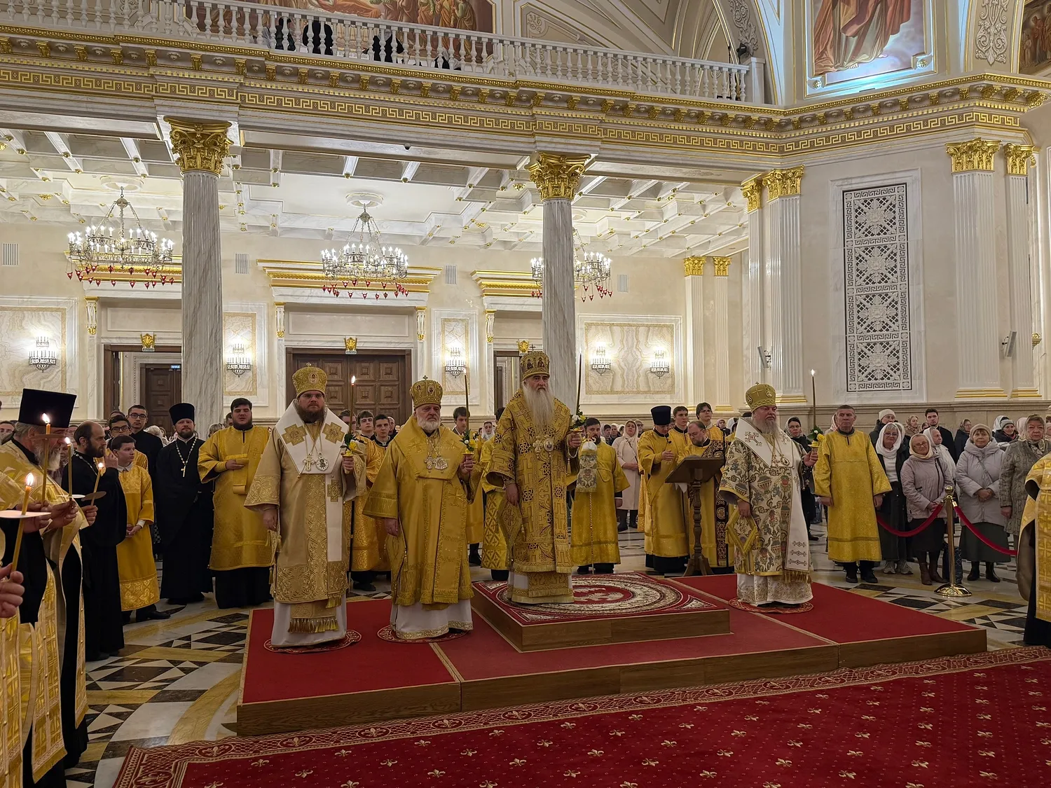 Всенощное бдение в Спасском кафедральном соборе г. Пензы