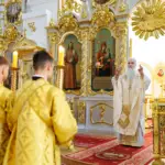 Божественная литургия в Спасо-Вознесенском кафедральном соборе г. Ульяновска