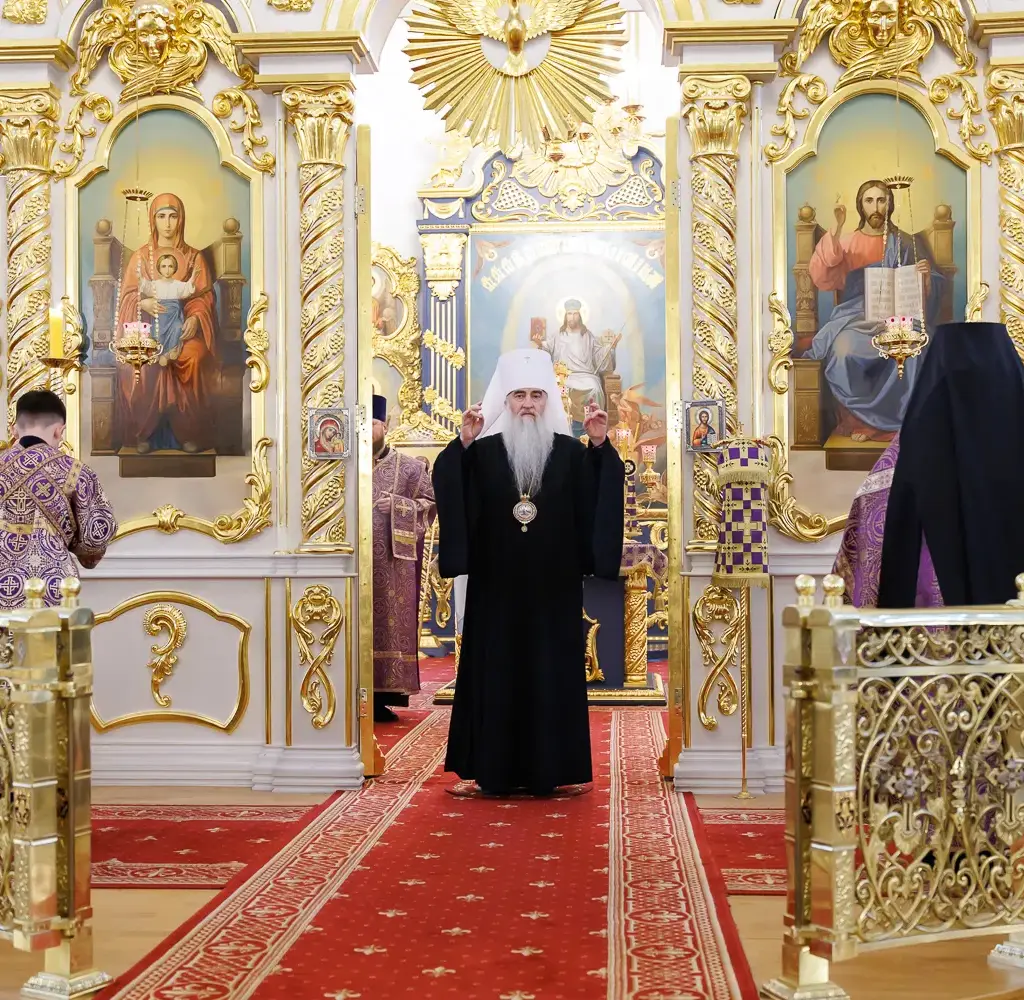 Всенощное бдение в Спасо-Вознесенском кафедральном соборе г. Ульяновска