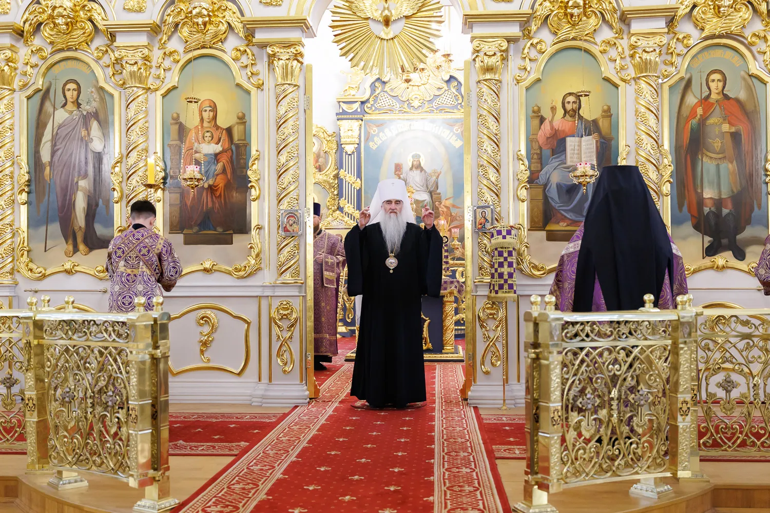 Всенощное бдение в Спасо-Вознесенском кафедральном соборе г. Ульяновска