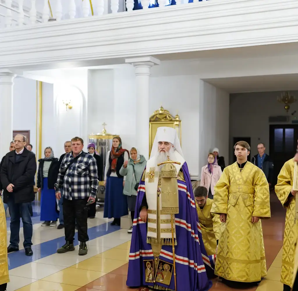 Всенощное бдение в Спасо-Вознесенском кафедральном соборе г. Ульяновска