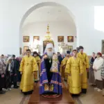 Божественная литургия в кафедральном соборе в честь Преображения Господня р.п. Новоспасское