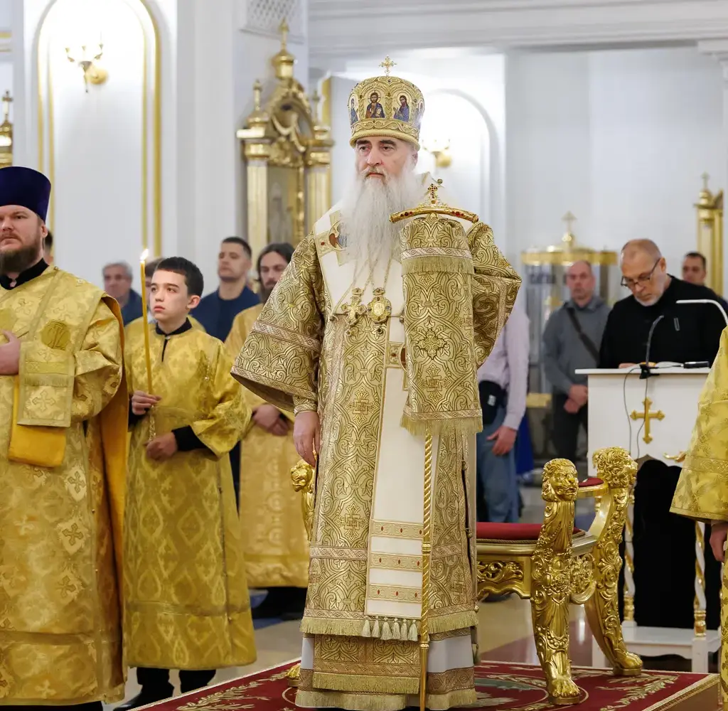 Всенощное бдение в Спасо-Вознесенском кафедральном соборе г. Ульяновска