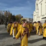 Божественная литургия в Спасском кафедральном соборе г. Пензы