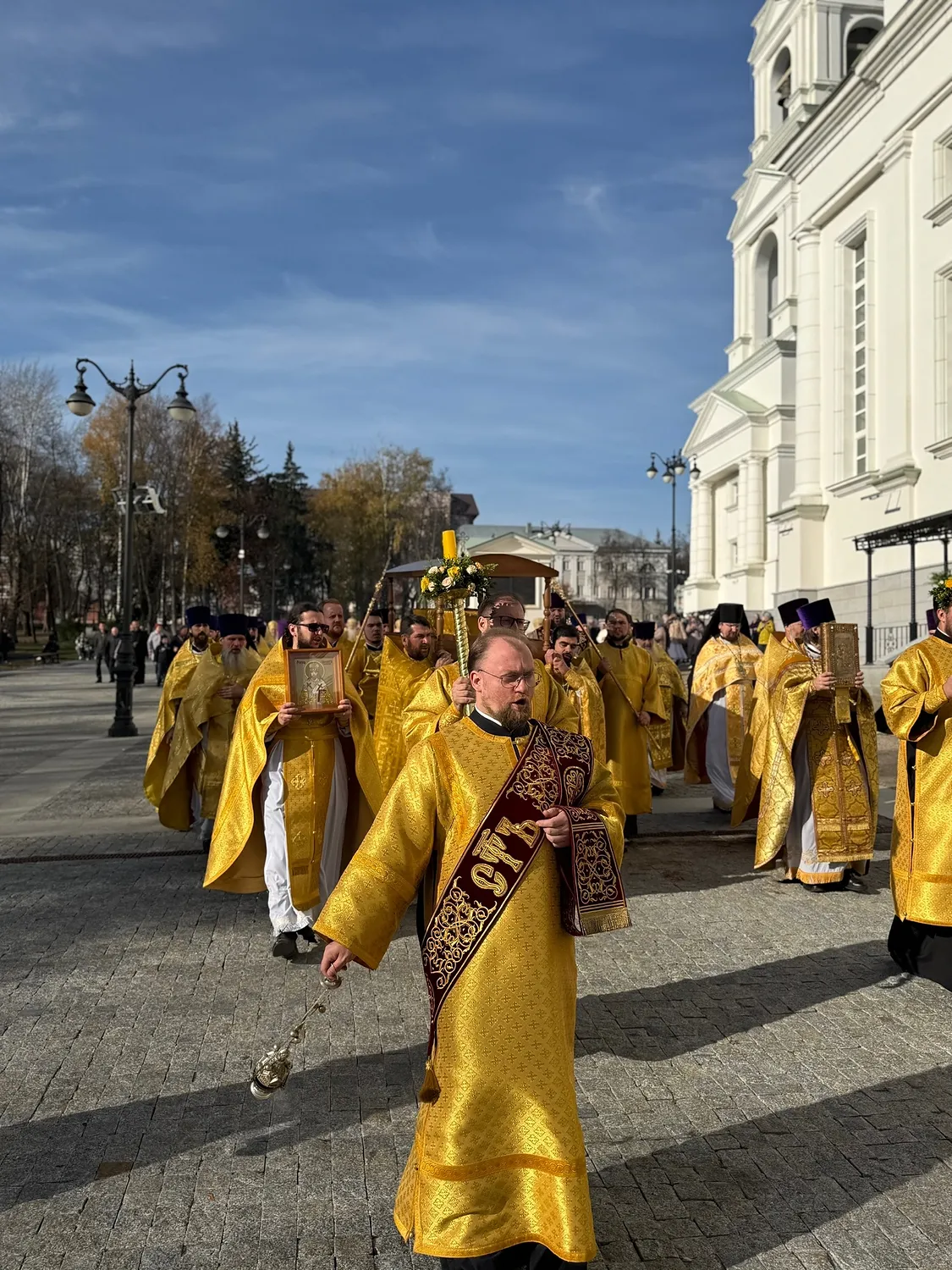 Божественная литургия в Спасском кафедральном соборе г. Пензы