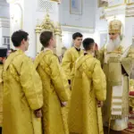 Всенощное бдение в Спасо-Вознесенском кафедральном соборе г. Ульяновска