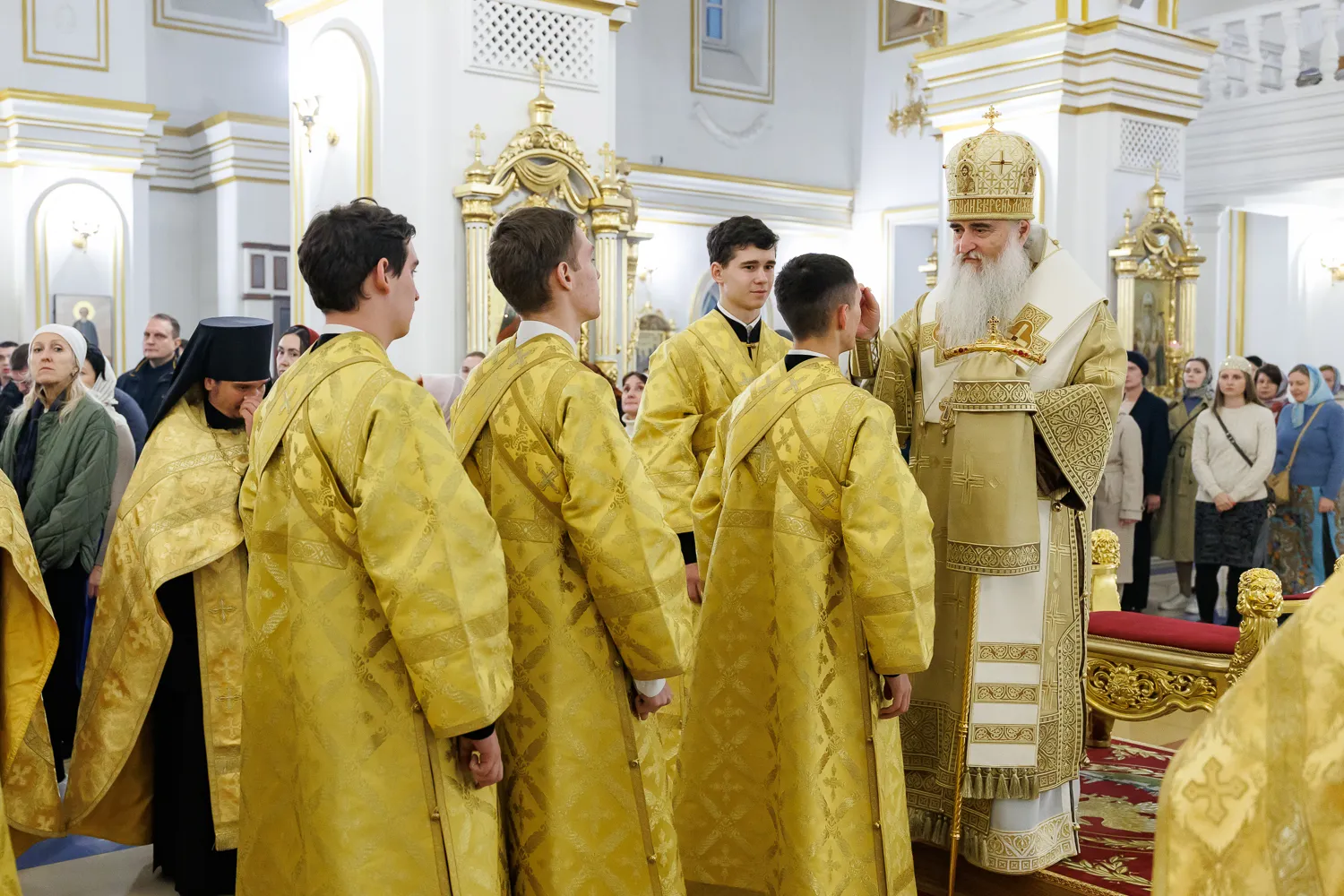 Всенощное бдение в Спасо-Вознесенском кафедральном соборе г. Ульяновска