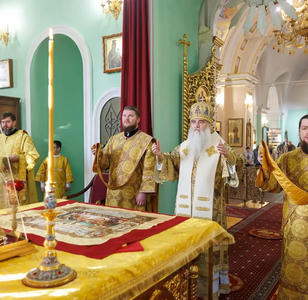 Божественная литургия в Воскресенско-Германовском храме г. Ульяновска