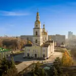 Божественная литургия в Спасо-Вознесенском кафедральном соборе г. Ульяновска