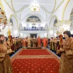 Всенощное бдение в Спасо-Вознесенском кафедральном соборе г. Ульяновска