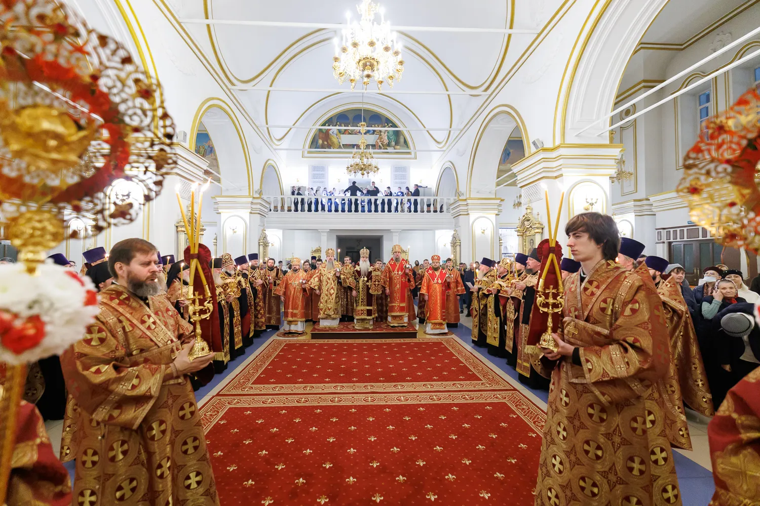 Всенощное бдение в Спасо-Вознесенском кафедральном соборе г. Ульяновска