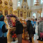 В Спасо-Вознесенский кафедральный собор принесен ковчег с частью пояса Пресвятой Богородицы